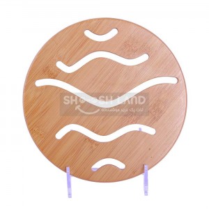 ست زیرقابلمه ای گردبامبو3تایی