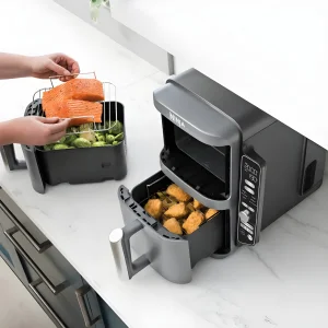سرخ کن بدون روغن و هواپز دوقلو نینجا آمریکا مدل SL400 ME