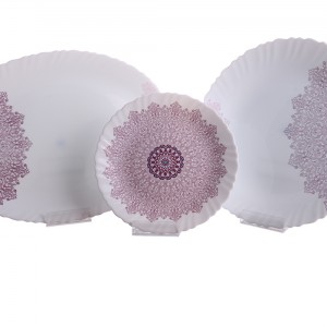 سرویس 6نفره اوپال مقصود طرح  ونیزصورتی