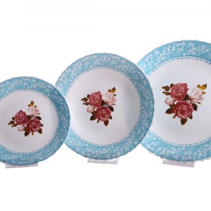 سرویس 6نفره اوپال مقصود طرح  بهارین صورتی