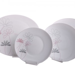 سرویس 6نفره اوپال مقصود طرح  ادیسه صورتی