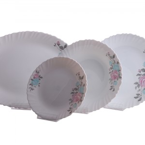 سرویس 6نفره اوپال مقصود طرح پرسیاناخاکستری