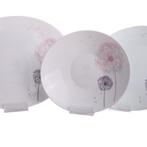 سرویس 6نفره اوپال مقصود طرح آلیس صورتی