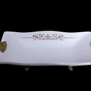 دیس مستطیل B.V.K طرح Boronze Pewterکد673729