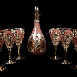 تنگ و گیلاس کریستال تک جام