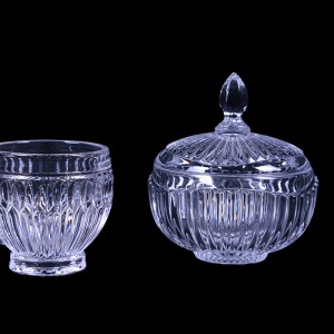 فنجان وقندان کریستال اف ام اف