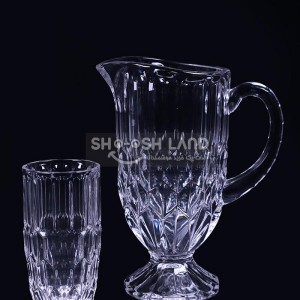 پارچ و لیوان کریستال اف ام اف