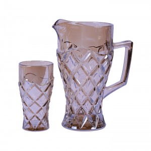 پارچ و لیوان کریستال کارول