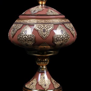 شکلات خوری و گلدان کریستال تک جام