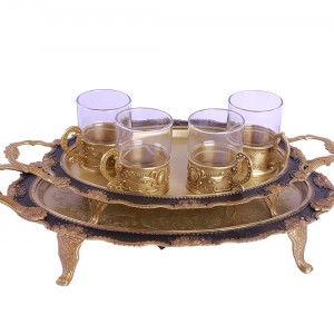 سینی بیضی پایه دار