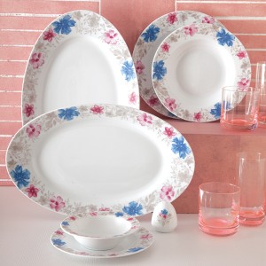 سرویس چینی 28 پارچه غذاخوری سیلوین 6 نفره ایتالیا اف