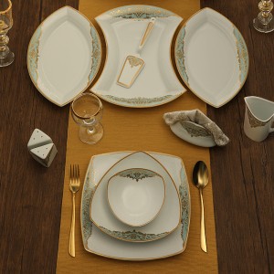 سرویس چینی 105 پارچه پردیس کاشان پاریس طرح سوگند