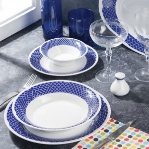 سرویس چینی 35 پارچه غذاخوری بلومارین 6 نفره شهرزاد