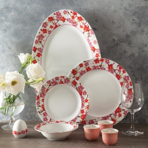 سرویس چینی 28 پارچه غذاخوری توکیو 6 نفره ایتالیا اف