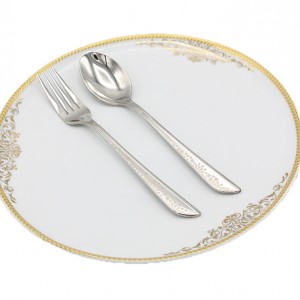 سرویس قاشق چنگال 24 نفره لیزری فلیکس