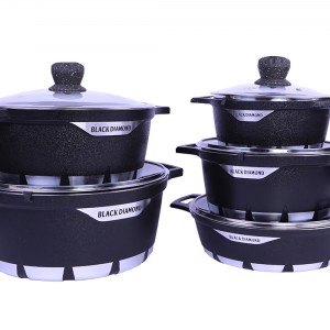 سرویس قابلمه پارچه10 BLACK DIAMOND