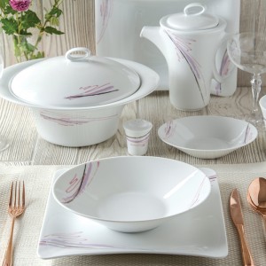 سرویس چینی 97 پارچه کامل آلبا پلاتینی 12 نفره وینچی