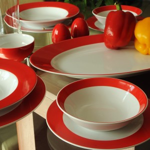 سرویس چینی 28 پارچه غذاخوری گیلاس 6 نفره رادیانس