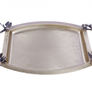 سینی برنجی سالی نوطرح گنجشک