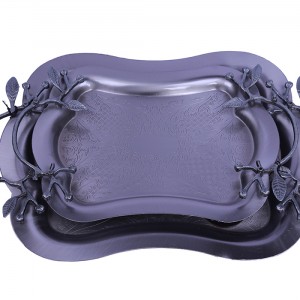 سینی پیوتر کمر باریک سالی نو طرح گنجشک