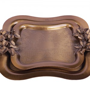 سینی پیوتر سالی نو طرح برگ