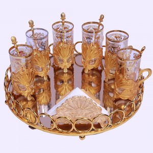 سینی آینه ای سالی نو بیضی طرح المپیک