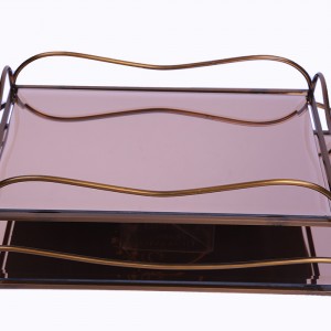 سینی آینه ای سالی نو طرح لبخند