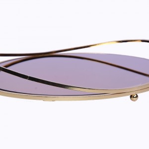 سینی آینه ای سالی نو بیضی