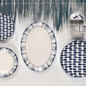 سرویس چینی 27 پارچه بن چاینا B.V.K کد 716108