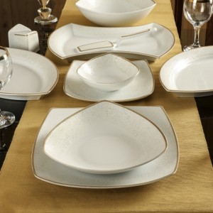 سرویس چینی 30 پارچه پردیس کاشان پاریس طرح نگار