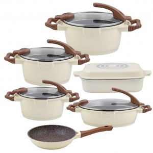 سرویس قابلمه 11 پارچه ام (تو) مدل Stick Handle