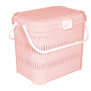 سبد پیک نیک دربدار بلند لیمون طرح بامبو