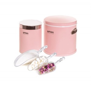 ست جای قند و شکر و سرتاس گرد  لیمون