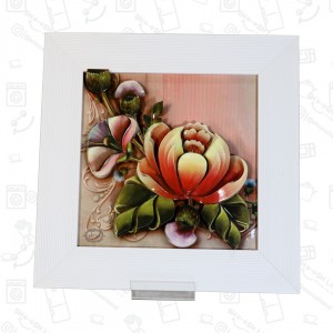 تابلوی سه بعدی طرح گل رز