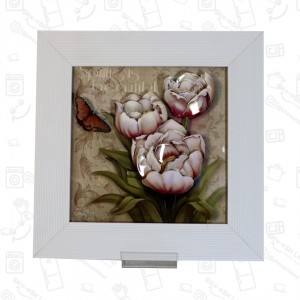 تابلوی سه بعدی طرح رز رنگی