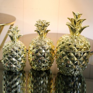 ظروف سه تیکه میوه خوری طرح آناناس