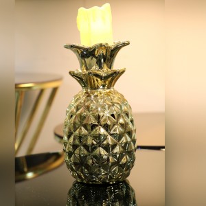 جا شمعی دکوری طرح آناناس