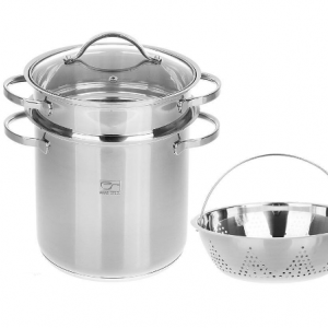 سرویس 3 پارچه قابلمه پاستا پز پارس استیل سری شف کد 001