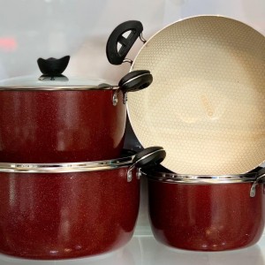 سرویس قابلمه 7پارچه گرانیت زنبوری