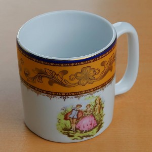 ماگ استوانه ای بزرگ طلایی لمونژ