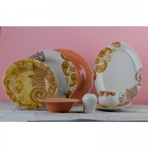 سرویس چینی مدل آرگونا صورتی