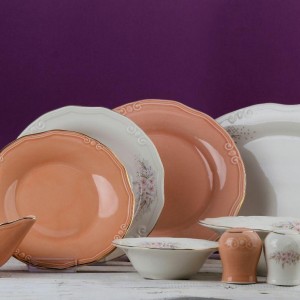 سرویس چینی 6 نفره لئوناردو مدل توس