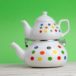 کتری قوری لعابی درسا