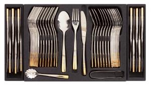 سرویس قاشق و چنگال ۱۳۶پارچه ناب استیل فلورانس دورطلا