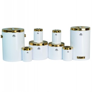 سرویس 8 پارچه آشپزخانه اورمزد درب طلایی رنگ سفید