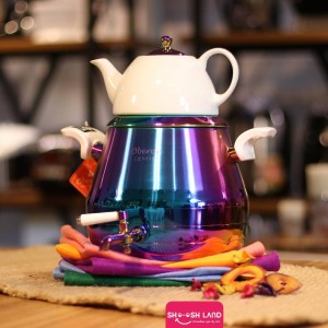 کتری قوری شیر دار oberon هفت رنگ