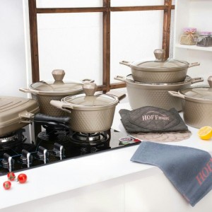 سرویس قابلمه ۱۷پارچه هافمن مدل دیاموند