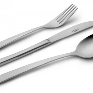 سرویس قاشق و چنگال 136 پارچه ناب استیل سری فلورانس