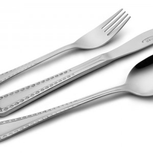 سرویس قاشق و چنگال 57 پارچه ناب استیل مدل Berlin