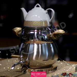 کتری و قوری شیردار طلایی ویژن سانگ کد 608